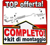 Scarico Completo per OPEL TIGRA 1.4 1.6 Marmitta +Tubo