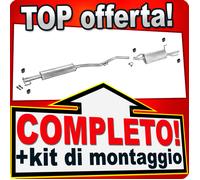 Scarico Completo per OPEL VECTRA B 1.6i 1.7 TD Marmitta