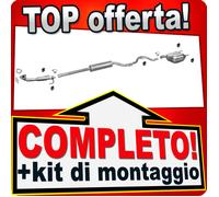 Scarico Completo per OPEL VECTRA C 2.2 16V +Tubo al 11.2003 Marmitta