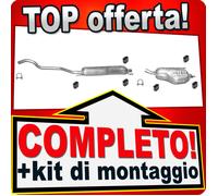 Scarico Completo per OPEL ZAFIRA B 1.6 115CV 1.8 140CV Marmitta