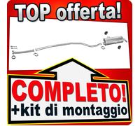Scarico Completo per PEUGEOT 206 1.4 75CV 2-Volumi 2005-2009 Marmitta