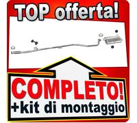 Scarico Completo per PEUGEOT 206 1.6 HDI Familiare SW 2003-2007 Marmitta