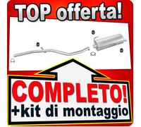 Scarico Completo per PEUGEOT 206 1.9 D 2-Volumi Marmitta