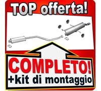 Scarico Completo per PEUGEOT 306 1.6 Cabrio trasmissione automatica dal 1997