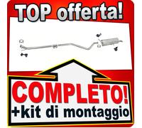 Scarico Completo per PEUGEOT 307 1.4 HDI 2-Volumi 2002-2004 Marmitta