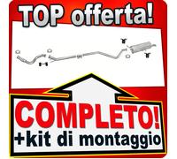 Scarico Completo per PEUGEOT 307 1.4 HDI 2-Volumi 2002-2004 Marmitta +Tubo