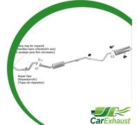 Scarico Completo per PEUGEOT 307 1.6 16V 2001-2004 / CITROEN C4 1.6 2004