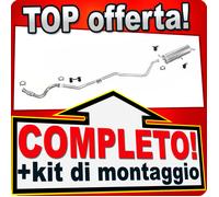 Scarico Completo per PEUGEOT 307 1.6 HDI 2003-2007 Marmitta +Tubo