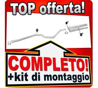 Scarico Completo per PEUGEOT 307 SW 2.0 HDI 90CV Familiare 2002-2005 Marmitta