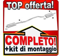 Scarico Completo per PEUGEOT 406 1.8 90/110CV Familiare Marmitta