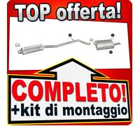 Scarico Completo per PEUGEOT 406 2.0 HDI 110CV Familiare 1998-2000 Marmitta