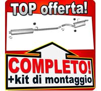 Scarico Completo per PEUGEOT EXPERT I 1.9 D 1868CCM WJZ LWB-lungo Marmitta