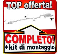 Scarico Completo per RENAULT CLIO 2 II 1.4 8V 55kW 1998-2001 Marmitta