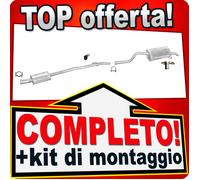 Scarico Completo per RENAULT CLIO 2 II 1.6 8V 66kW Marmitta