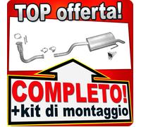 Scarico Completo per RENAULT CLIO II 1.9 DTI (Tipo di mode: BBOU, CBOU) Marmitta