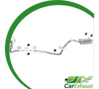 Scarico Completo per RENAULT KANGOO 1.9 D 55/64 CV 1997-2008 +RAPID/EXPRESS