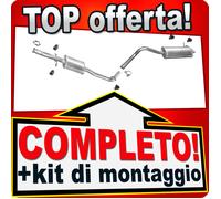 Scarico Completo per RENAULT KANGOO I 1.9 DTI KCOV/FCOV +RAPID/EXPRESS Marmitta
