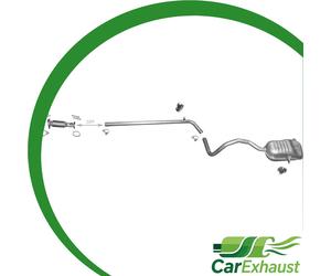 Scarico Completo per RENAULT MEGANE II 1.9 dCi + Tubo Marmitta