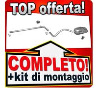 Scarico Completo per RENAULT MEGANE II & SCENIC II 2.0 DCI 150CV Marmitta