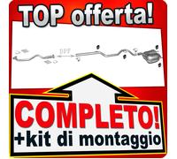 Scarico Completo per Saab 9-3 1.9 TD per AUTO con DPF Marmitta