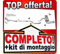 Scarico Completo per SEAT ALTEA XL 2.0 TDi 103 KW dal 2005 + Tubo Marmitta