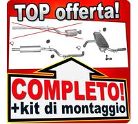 Scarico Completo per SEAT ALTEA XL TOLEDO III 1.6 102 PS Marmitta