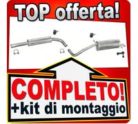 Scarico Completo per SEAT CORDOBA 1.4 75/100CV 3-Volumi 2002-2009 Marmitta