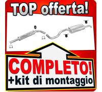 Scarico Completo per SEAT CORDOBA 1.6 3-Volumi Vario 1997-2002 Marmitta