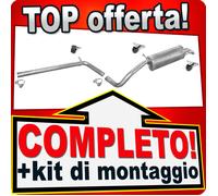 Scarico Completo per SEAT CORDOBA 1.9 TDI 3-Volumi 2003-2009 Marmitta