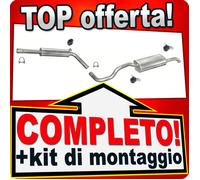 Scarico Completo per SEAT CORDOBA 2.0 115CV 3-Volumi 1996-1999 Marmitta