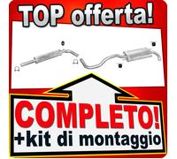 Scarico Completo per SEAT IBIZA 1.9 TDI 110CV 03.1997-2002 Marmitta