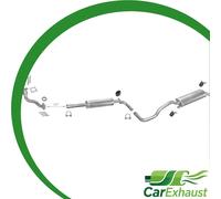 Scarico Completo per SEAT IBIZA II (6K) 1.9 D 64CV per con CAT. 1993-06.1996