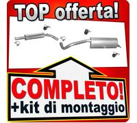 Scarico Completo per SEAT IBIZA IV (6J, 6P) 1.4 16V 1.6 LPG dal 2010 Marmitta