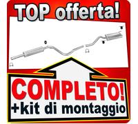 Scarico Completo per SEAT INCA 1.4 1.6 1.9 D Marmitta
