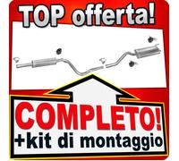 Scarico Completo per SEAT INCA 1.4 1.6 75CV Marmitta