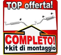 Scarico Completo per SEAT INCA 1.7 1.9 SDI TDI Marmitta
