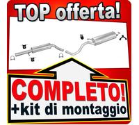 Scarico Completo per SEAT LEON (1M1) 1.4 Marmitta