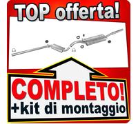 Scarico Completo per SEAT TOLEDO I 1.6 1991-1996 / 1.9 D 1991-1993 Marmitta