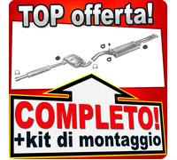 Scarico Completo per SEAT TOLEDO I 1.9 TDI 110CV 1996-04.1997 Marmitta
