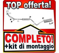 Scarico Completo per SKODA FABIA 1.0 1.4 2-Volumi 3-Volumi 99-03 Marmitta +Tubo