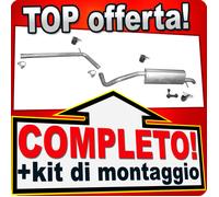 Scarico Completo per SKODA FABIA 1.2 1.6 1.9 TDI dal 2008 Marmitta