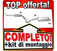 Scarico Completo per SKODA FABIA II 1.2 TSI 2 volumi Marmitta