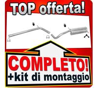 Scarico Completo per SKODA FABIA & VW Polo 1.4 1.9 TDi 2003-2007 Marmitta