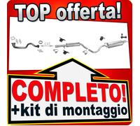Scarico Completo per SKODA OCTACIA 1.4 16V 75PS 2000-2002 +Tubo Marmitta