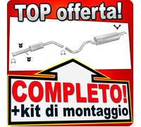 Scarico Completo per SKODA OCTAVIA 1.4 1.6 1996-2004 Marmitta