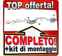 Scarico Completo per SKODA OCTAVIA II 1.4 TSi +Tubo Marmitta