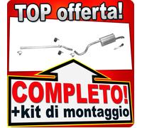 Scarico Completo per SKODA ROOMSTER 1.2 12V 2007-2015 Marmitta