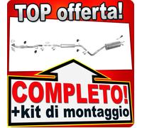 Scarico Completo per SKODA ROOMSTER 1.6 2006-2010 Marmitta +Tubo