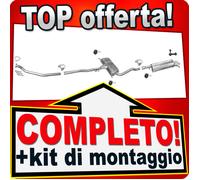 Scarico Completo per SKODA SUPERB I 1.9 TDi 130CV Marmitta +Tubo
