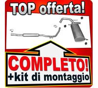 Scarico Completo per SUZUKI SX4 1.5 1.6 VVT Marmitta